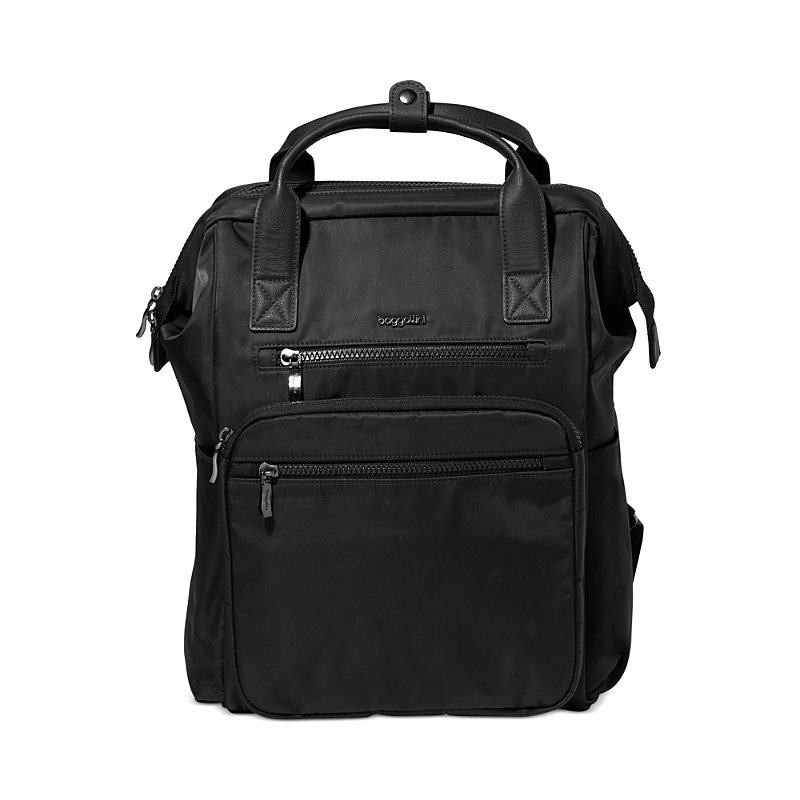 Baggallini Chelsea Laptop Backpack In Black Twill