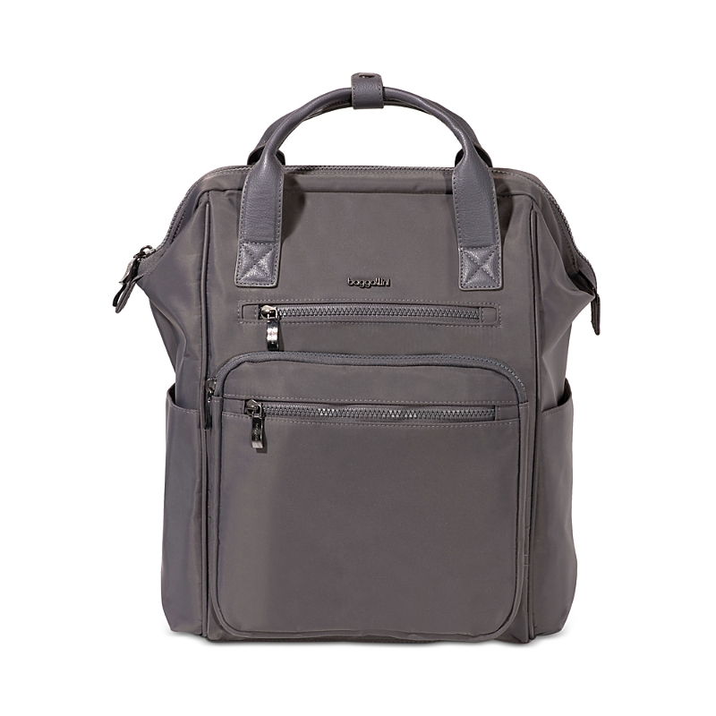 Baggallini Chelsea Laptop Backpack In Smoke Twill