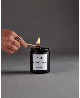  Leather &amp; Vanilla Candle