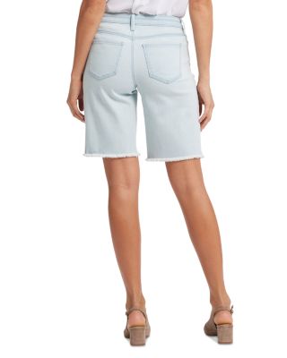 Lilly Boyfriend Denim Shorts in Glacier Frost