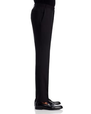 Capri M&eacute;lange Solid Slim Fit Dress Pants