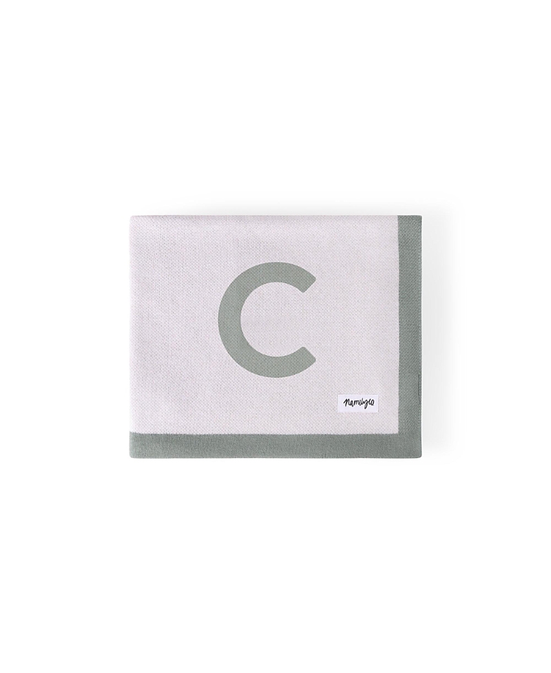 Namelyco Unisex Lily Pad Multi Letter Blanket - Baby, Little Kid In C - Lily Pad