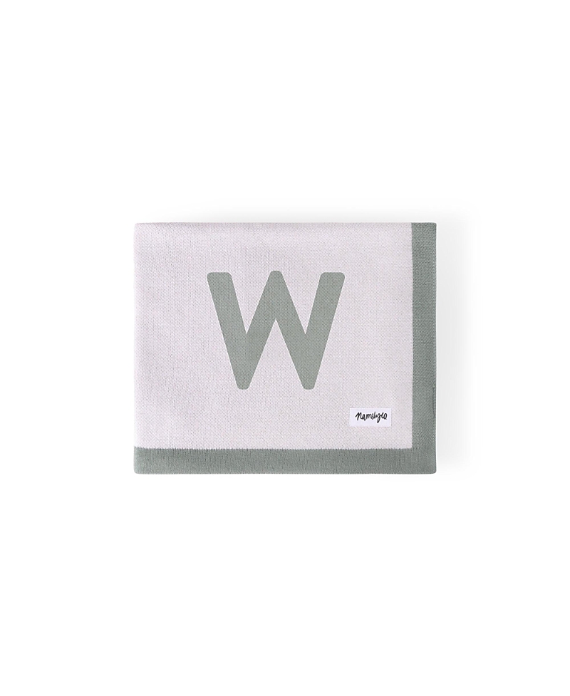 Namelyco Unisex Lily Pad Multi Letter Blanket - Baby, Little Kid In W - Lily Pad