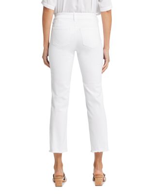 Marilyn High Rise Ankle Jeans in Optic White