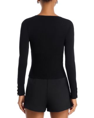 Lanetta Faux Button Sweater