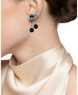 Ch&acirc;telaine&reg; Stud Earrings with Prasiolite and Diamonds