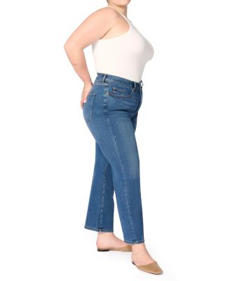 ASE Plus Stretch High Rise Straight Jean in Takeoff