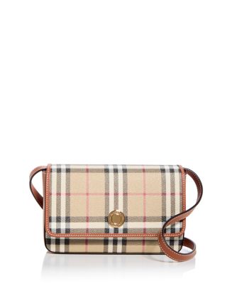 Burberry Hampshire Check Shoulder Bag | Bloomingdale's Handbags
