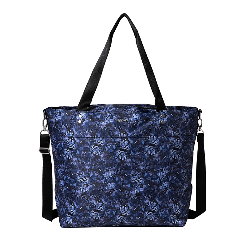 Baggallini Large Carryall Tote In Indigo Petal