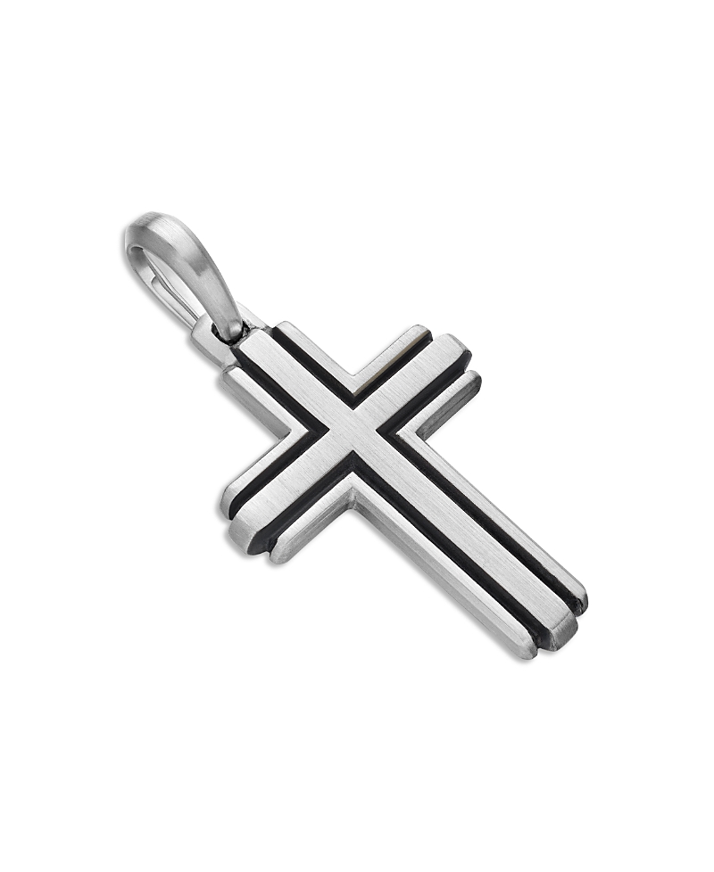 David Yurman Men's Deco Cross Pendant in Sterling Silver, 34mm
