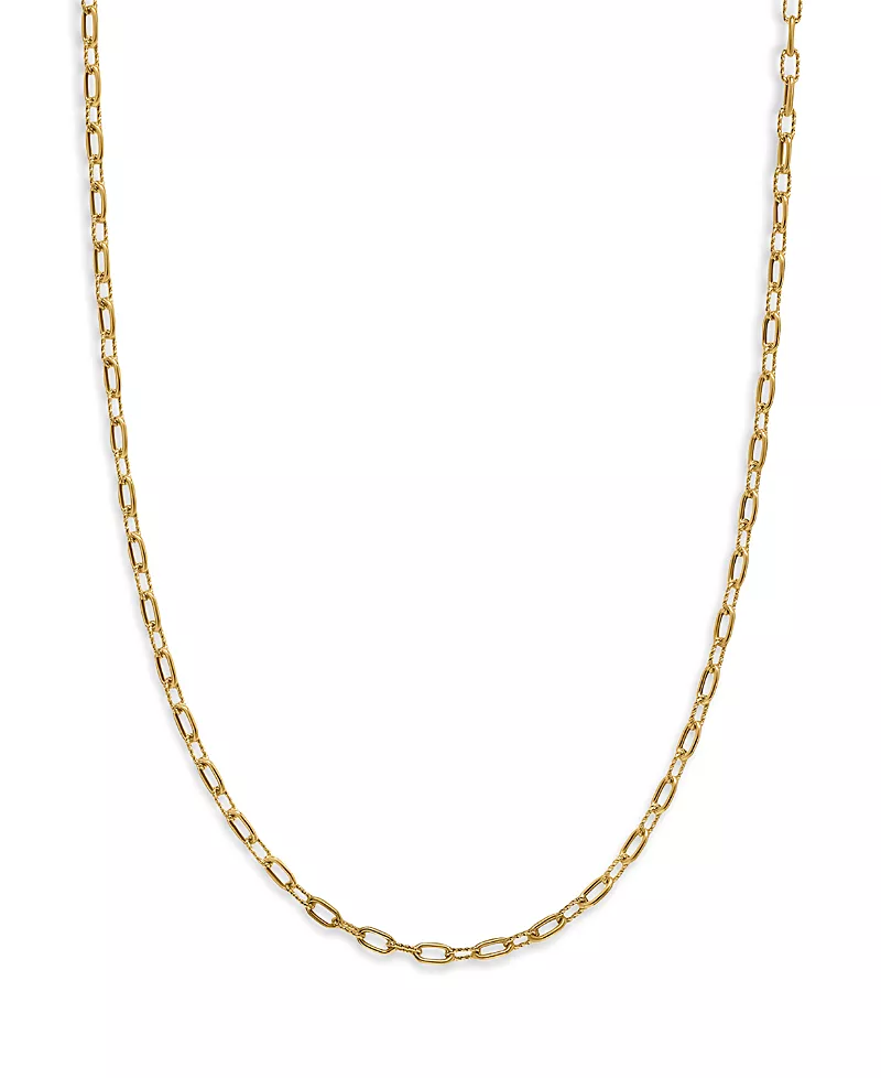 David Yurman Dy Madison Chain Necklace in 18K Yellow Gold, 22