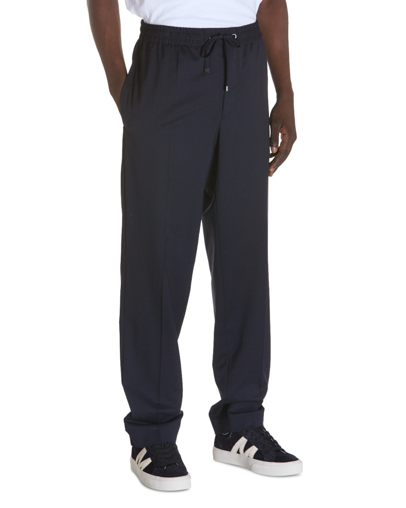 Moncler Drawstring Trousers in Dark Blue