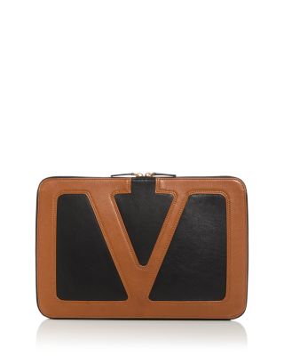 Valentino Garavani - VLogo Leather Document Case