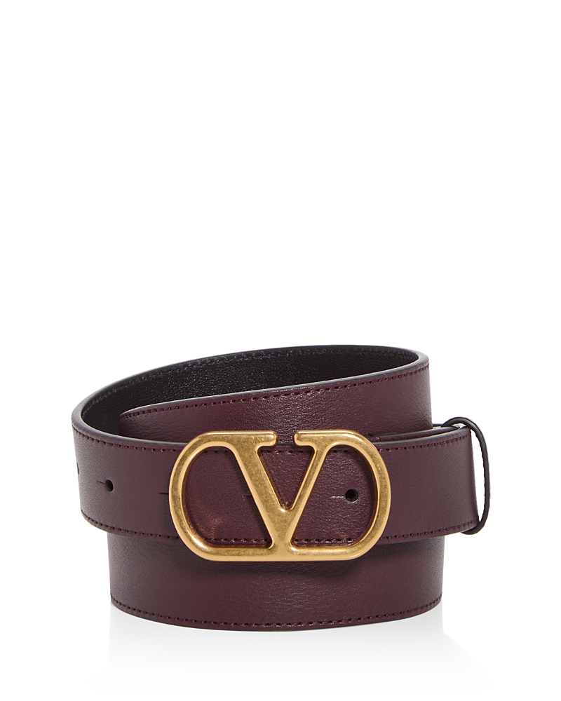 Valentino Garavani Men's VLogo Leather Belt