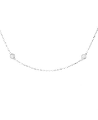 Pre-Owned Cartier - D'Amour 6 Diamonds Station Necklace 18K White Gold and Diamonds