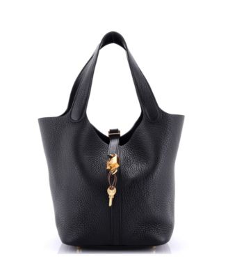 Pre-Owned Hermes Mm Picotin Lock Bag Clemence