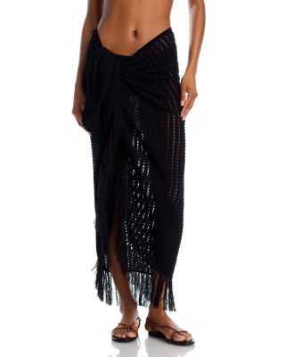 SIMKHAI - Thyri Fringe Trim Parreo Wrap