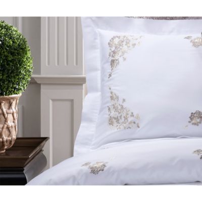 Ibla Embroidered Sateen Bedding Collection
