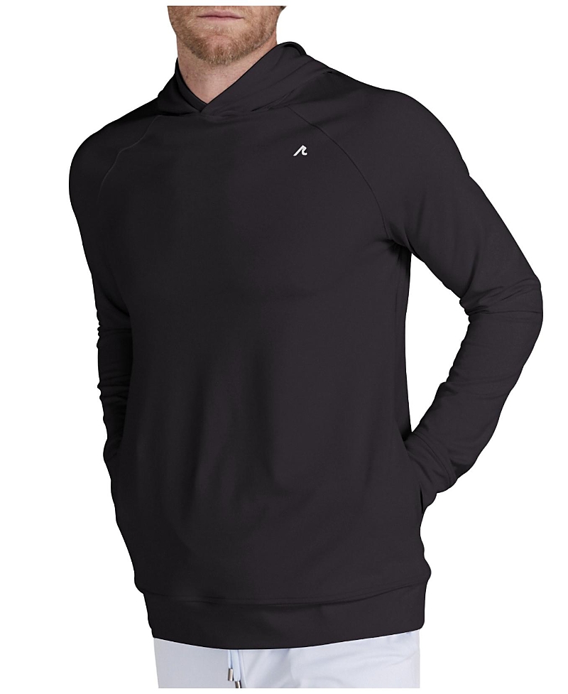 Redvanly Larkin Stretch Golf Hoodie In Tuxedo