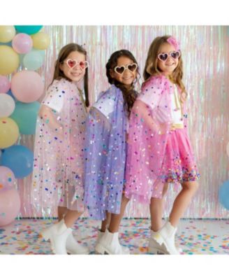 Girls' Confetti Cape - Little and Big Kid