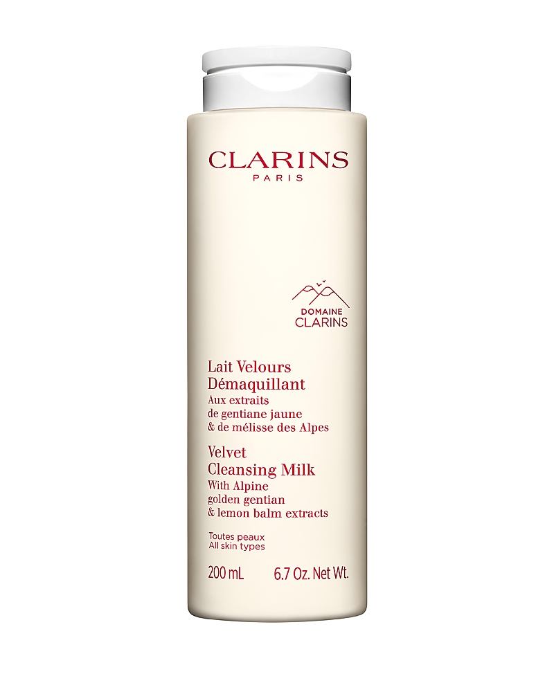 Clarins Velvet Facial Milk Cleanser 6.7 Oz. In White
