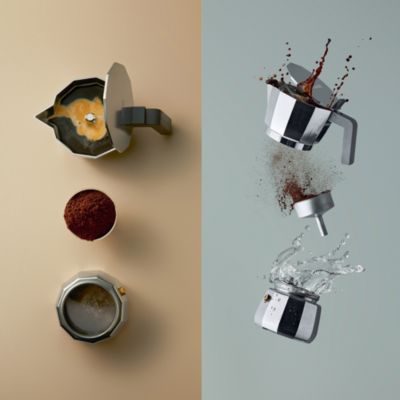 6 Cup Black Espresso Maker 