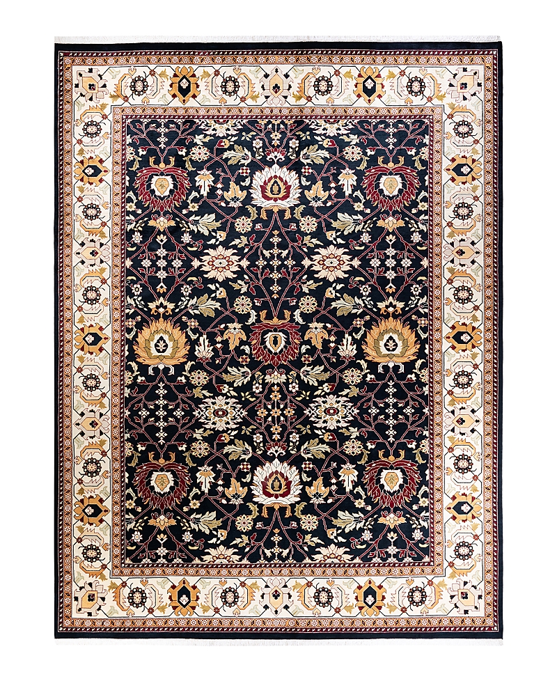 Bloomingdale's Mogul M1316 Area Rug, 9'1 X 12'1 In Black