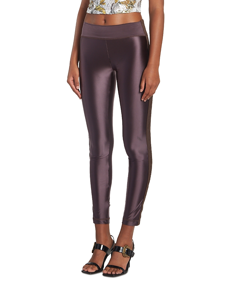 VERSACE JEANS COUTURE SATIN LEGGINGS