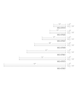  Lightstick 49in 3000K LED Bath Vanity & Wall Light