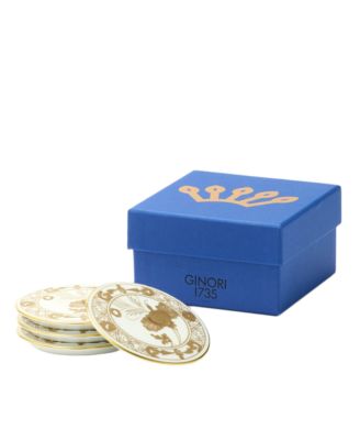 Ginori 1735 - Aurum Four Piece Coaster Set
