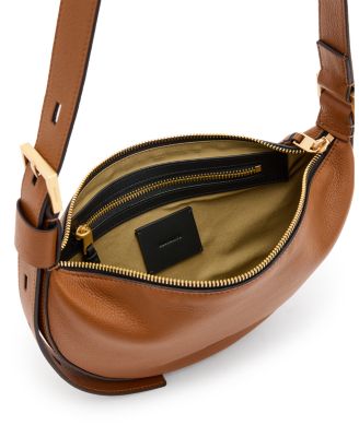 Half Moon Leather Crossbody