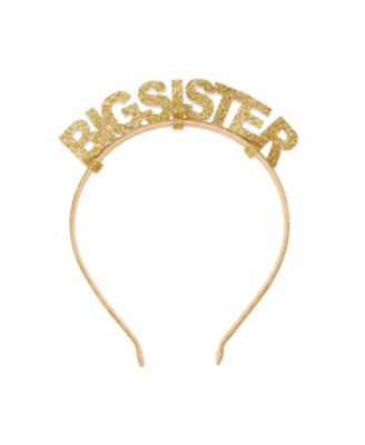  Girl Pastel Rainbow Big Sister Headband - Little and Big Kid