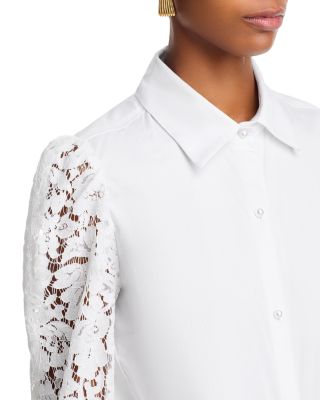 Pamela Lace Combo Shirt