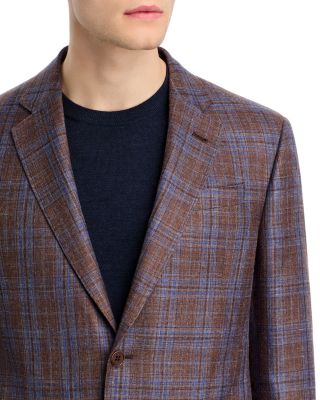 G Line Regular Fit Two Tone Plaid Jacket