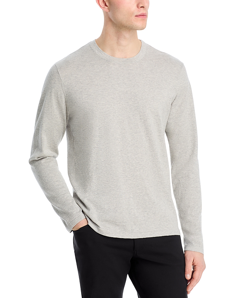 Rails Quentin Cotton Cashmere Tee In Heather Gray