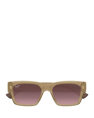 Kenui Rectangle Sunglasses, 53mm