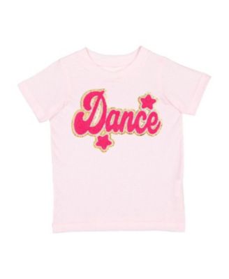 Sweet Wink - Girls' Dance Script Patch Short Sleeve T-Shirt - Little Kid, Big Kid
