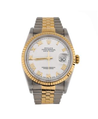 Pre-Owned Rolex Oyster Perpetual Datejust Automatic Watch in Stainless Steel and Gold 36mm