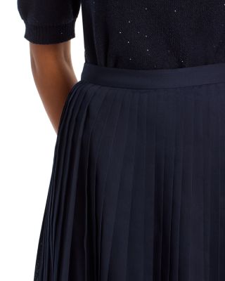 Pleated Maxi Skirt
