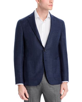 Kei Melange Hopsack Unstructured Regular Fit Sport Coat