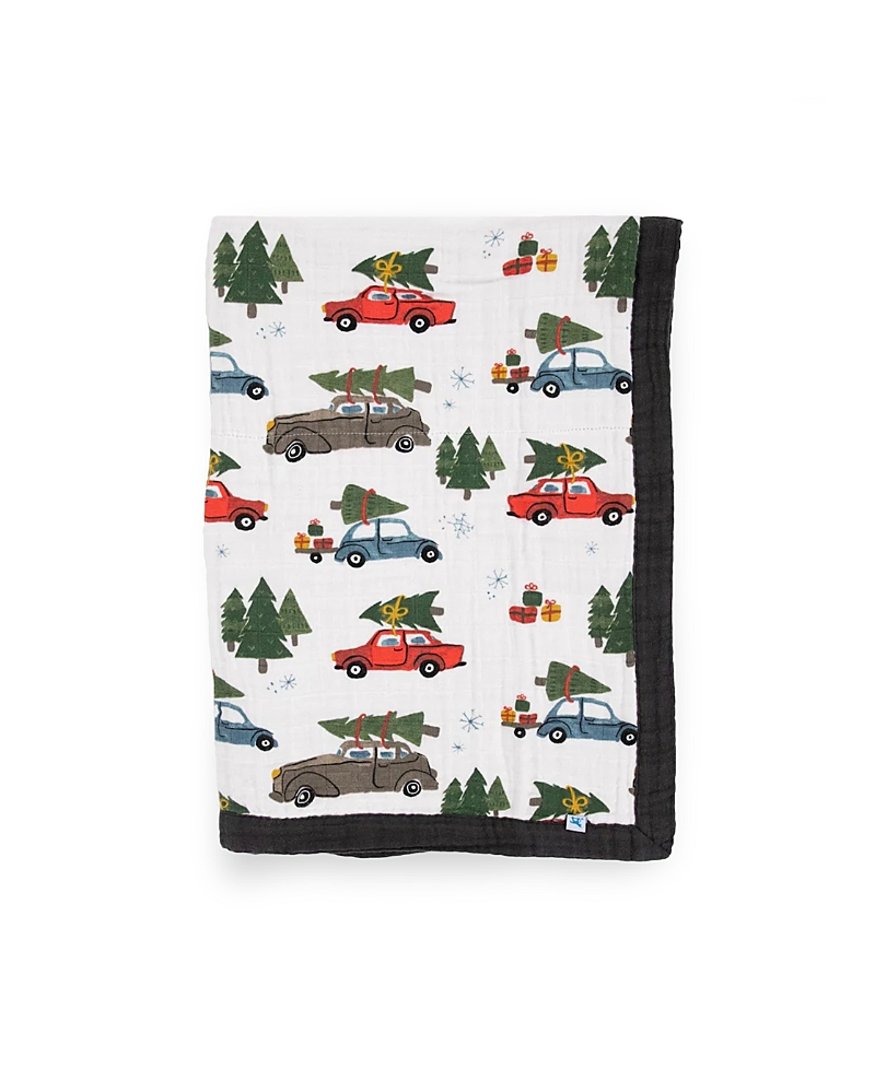 Little Unicorn Unisex Cotton Muslin Baby Quilt In Holiday Haul