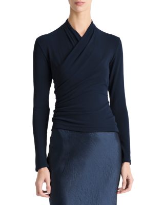 Vince - Fixed Wrap Long Sleeve Top