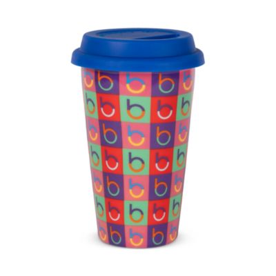 Ceramic Travel Mug with Silicone Lid - Exclusive