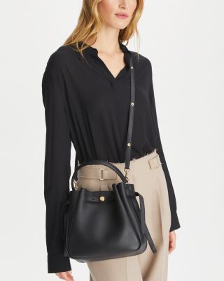 Romy Leather Bucket Bag