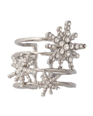 Maje - Rhinestone Starburst Ring