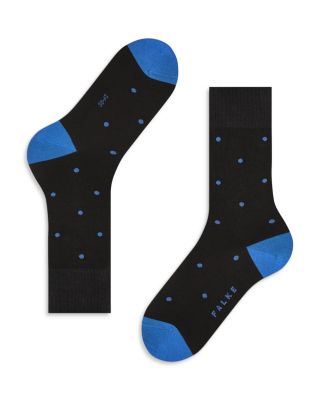 Falke Mercerized Cotton & Nylon Dot Dress Socks