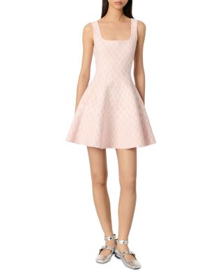 IMANE JACQUARD KNIT DRESS　AMERI　vintage Maje Short Jacquard Knit Dress | Bloomingdale's