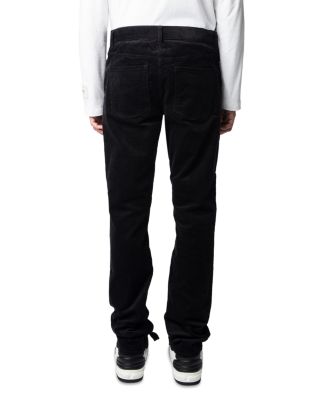 Steeve Cotton Stretch Velvet Corduroy Slim Fit Pants