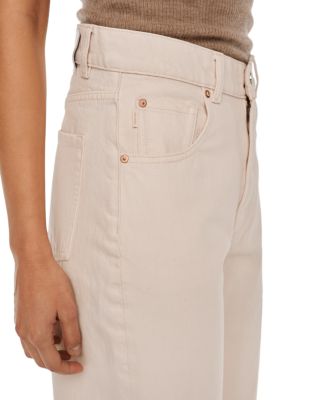 Taylor Ultra High Rise Barrel Leg Jeans in Flax