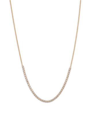 Moon & Meadow - 14K Yellow Gold Lab Grown Diamond Collar Necklace, 18"